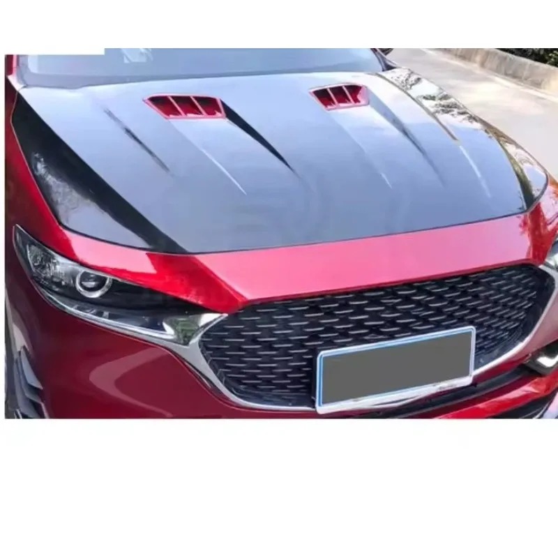 High Quality Carbon Fiber Front Hood Bonnet Performance Parts for  3 Axela Engine Cover